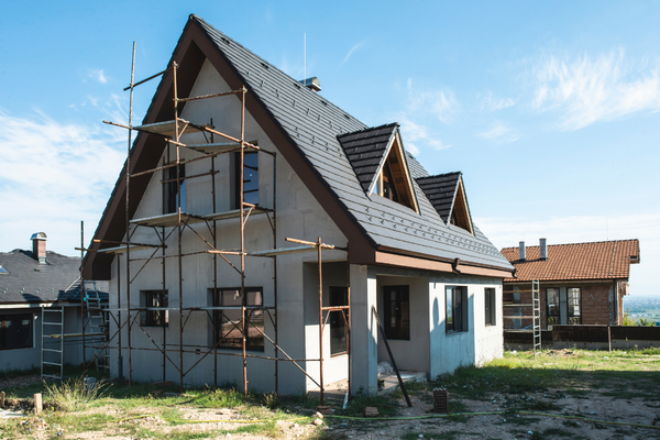 Building a house construction