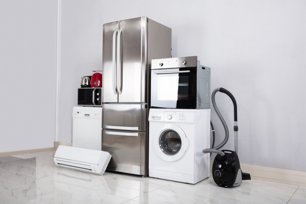 appliances in a rented apartment